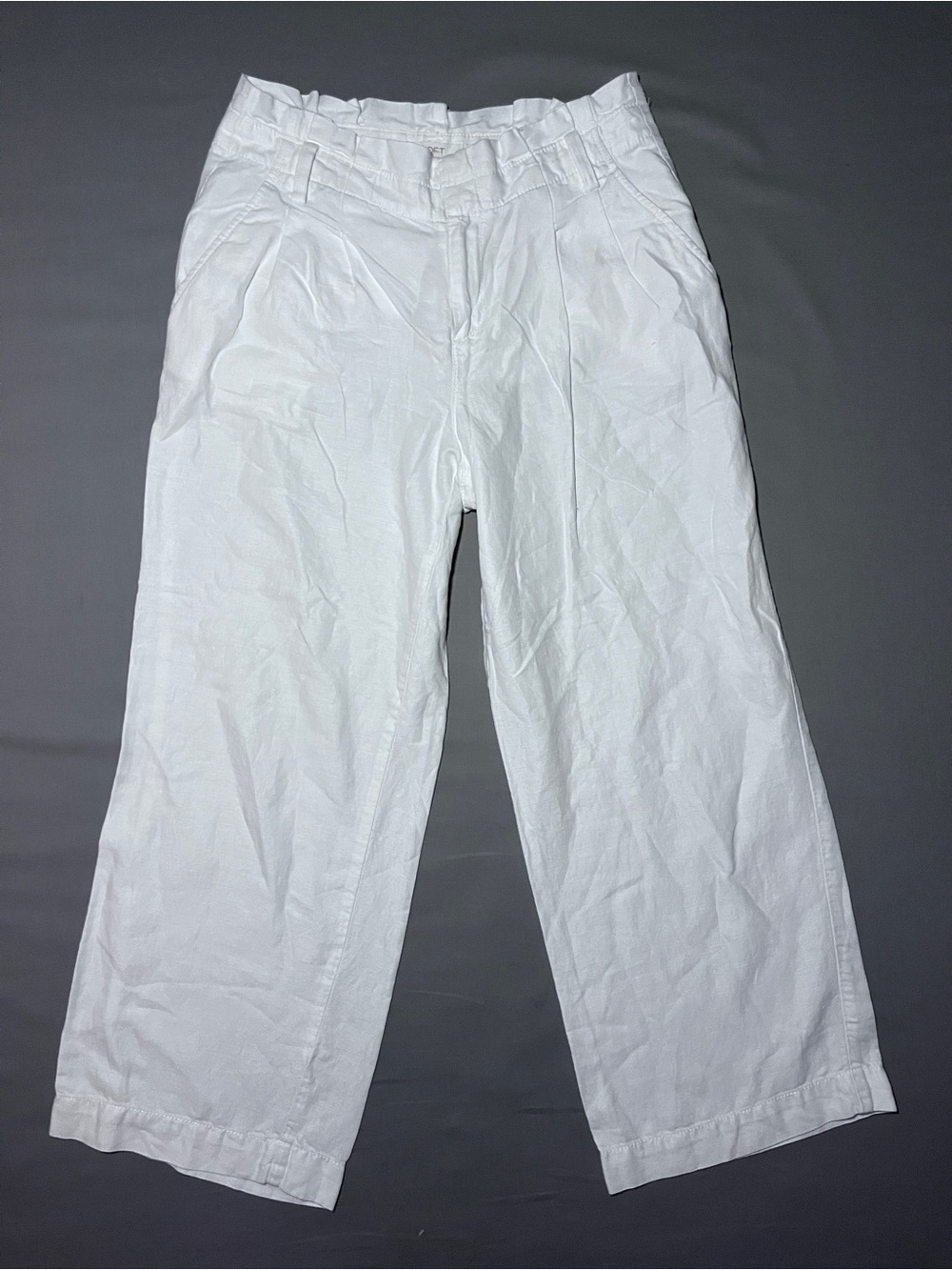 J.Crew wide-leg linen pants Size 4